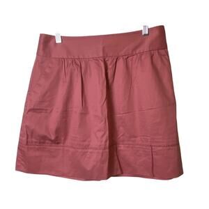 Ann Taylor LOFT Mauve 100% Cotton Women's Cotton Mini Skirt Women's Size 6